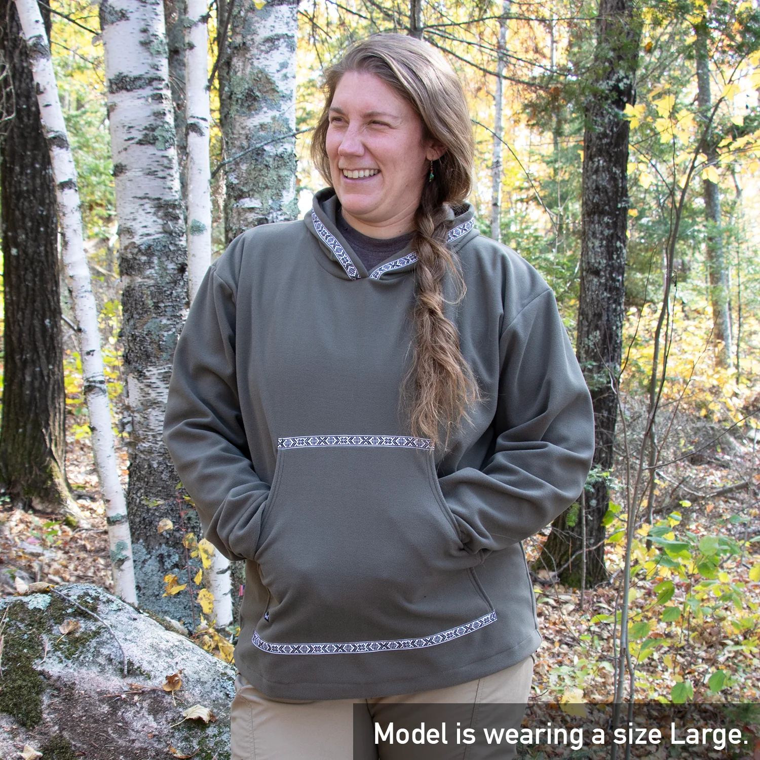 Lagom Fleece Hoodie (Unisex) - Image 14